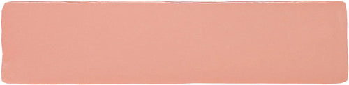 Carreau Alaska clavel mat 7,5 × 30 cm, vue du carreau Cevica