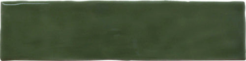 Carreau Alaska musgo brillant 7,5 × 30 cm, vue du carreau Cevica