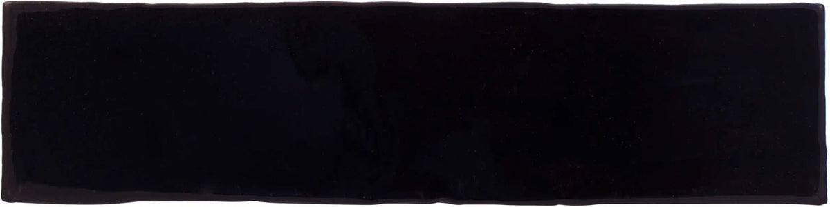 Faïence Alaska Negro brillante 7,5x30 cm