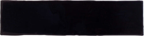 Faïence Alaska Negro brillante 7,5x30 cm