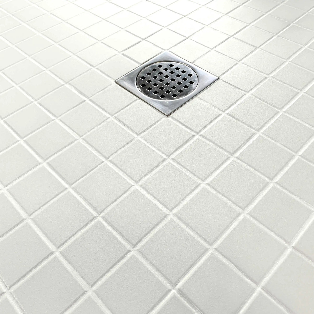 Mosaïque antidérapante Mallas DOVER WHITE 30,6x30,6 cm