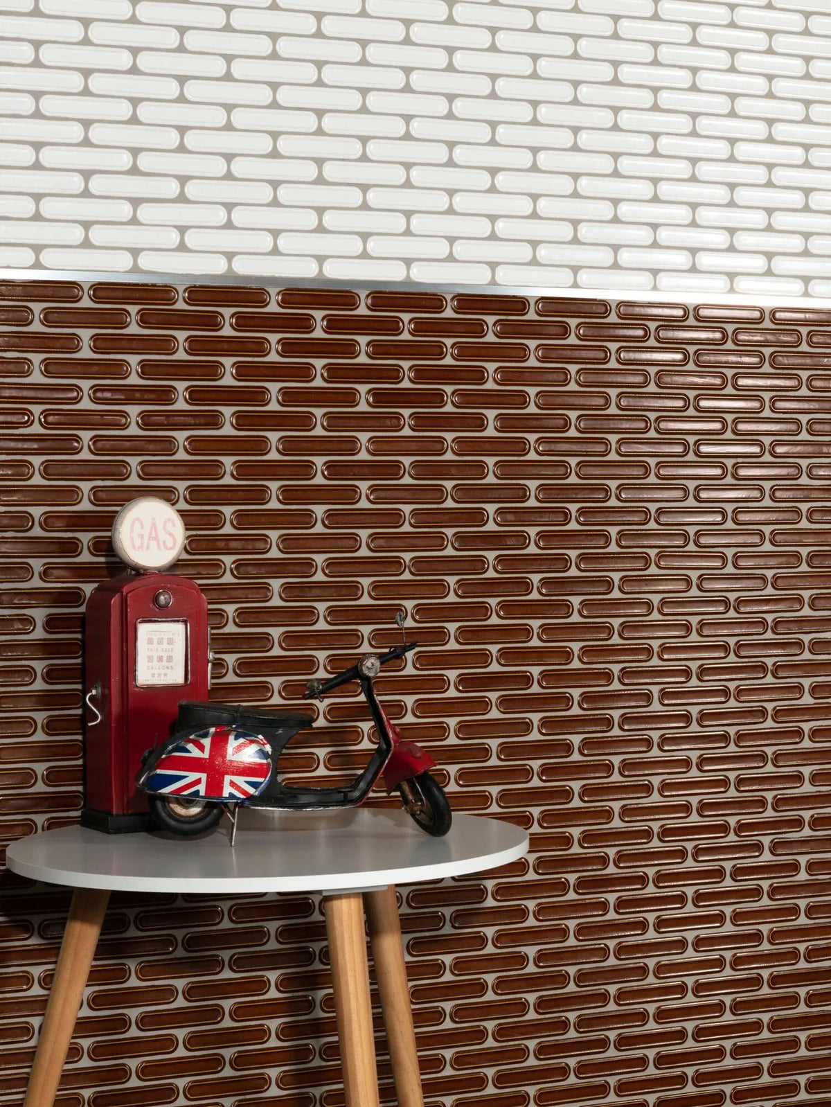 Mosaïque Mallas DUBLIN CARAMEL 30x30,6 cm