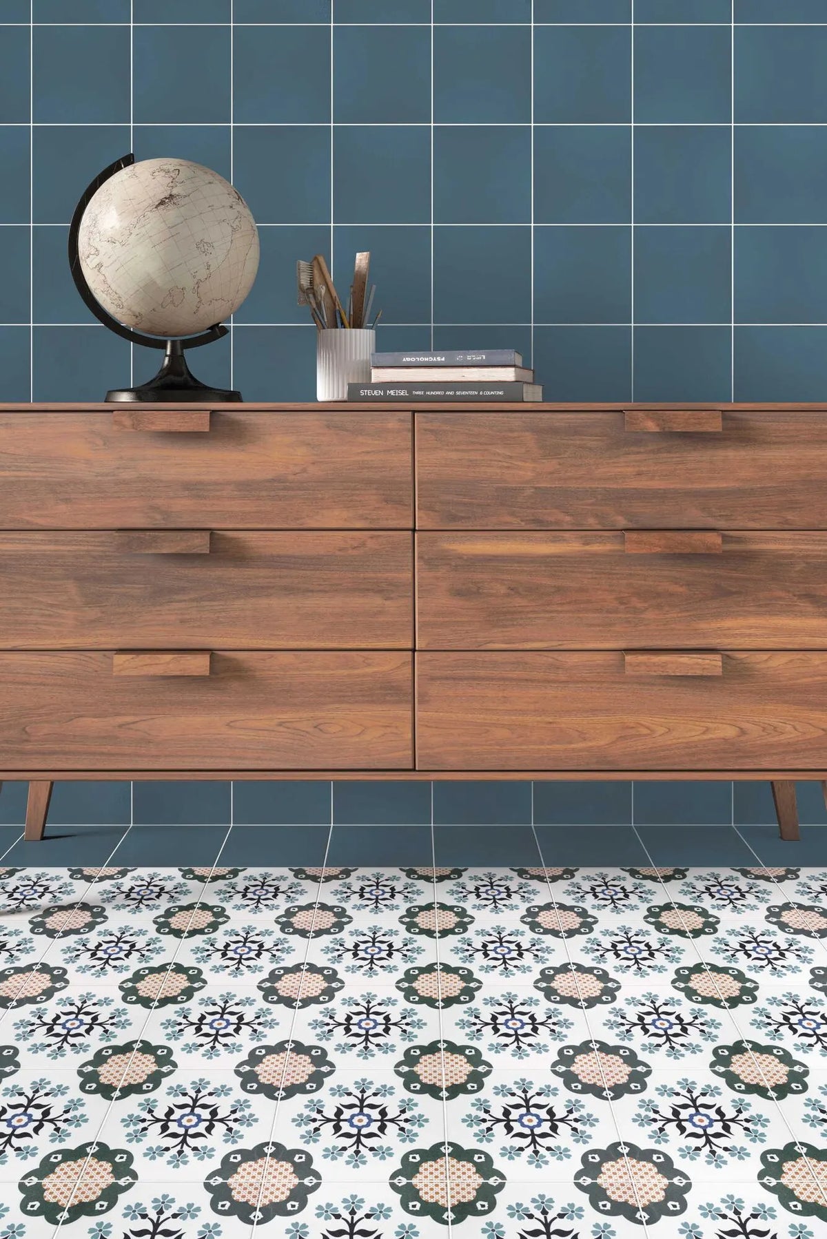 Carrelage effet décoratif Habana Décor N1 20x20 cm – vue d’ambiance 1
