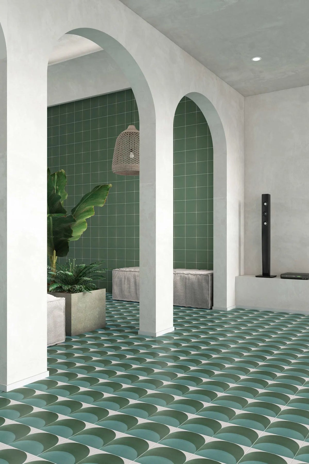Carrelage effet décoratif Habana Décor Code N6 20x20 cm – vue d’ambiance 2