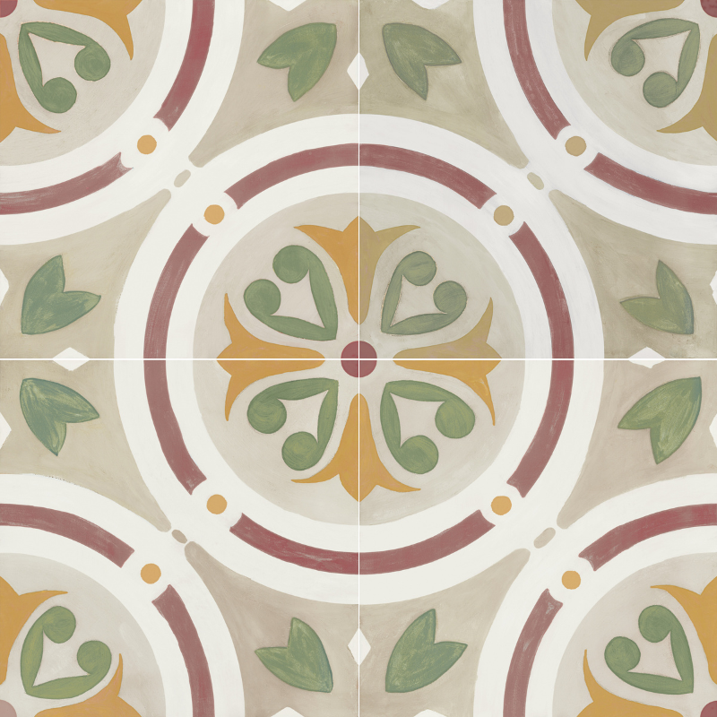Carrelage imitation ciment AMBER TAUPE 22x22 cm - 0.65m²/colis