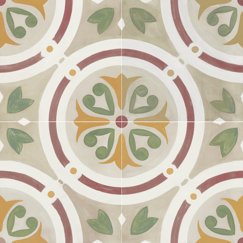 Carrelage imitation ciment AMBER TAUPE 22x22 cm - 0.65m²/colis