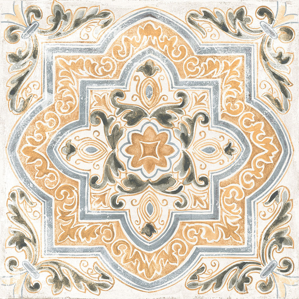 Dalle extérieure décorative Frühling Arabisch 61x61 cm - vue du carreau
