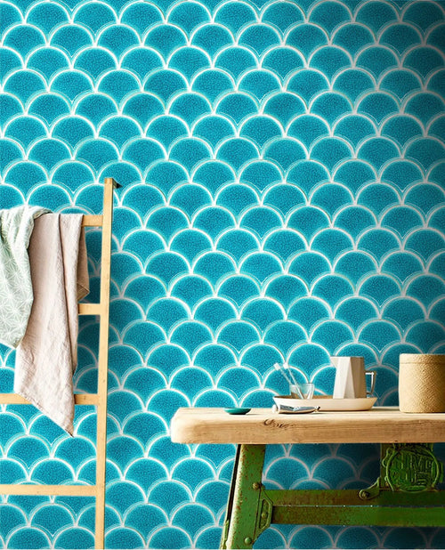 Mosaïque Mallas ATLANTIS TEAL 30,2x29,4 cm – visuel fournisseur 2