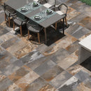 Carrelage extérieur effet pierre Biltmore Multicolor 30x60 cm