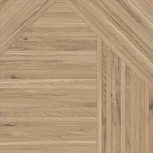 Dalle effet bois Natura Intreccio Castagno 2 cm 90x90 cm
