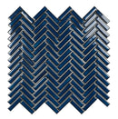 Mosaïque Mallas CHEVRON BLUE 28,3x27,7 cm