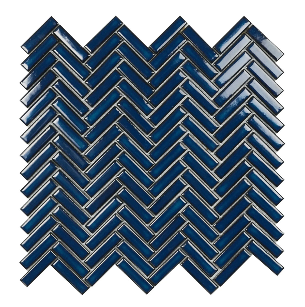 Mosaïque Mallas CHEVRON BLUE 28,3x27,7 cm