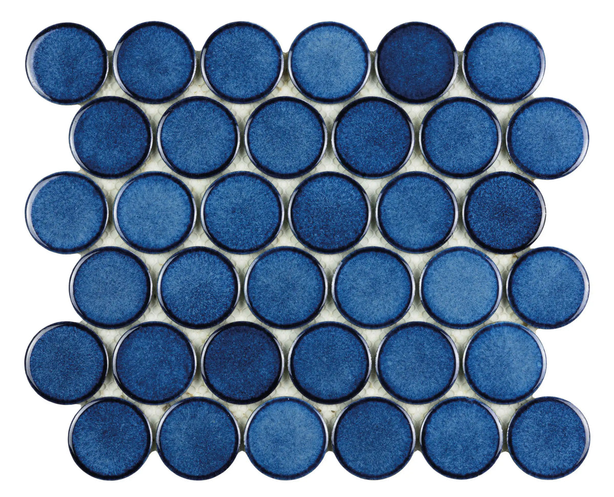 Mosaïque Mallas CIRCLE BLUE 30,4x26,3 cm