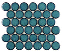 Mosaïque Mallas CIRCLE TEAL 30,4x26,3 cm