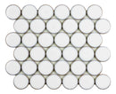 Mosaïque Mallas CIRCLE WHITE 30,4x26,3 cm
