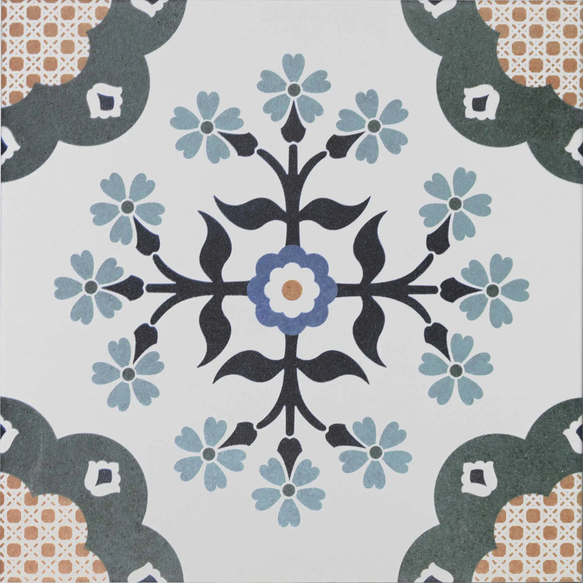 Carrelage effet décoratif Habana Décor N1 20x20 cm – vue du carreau