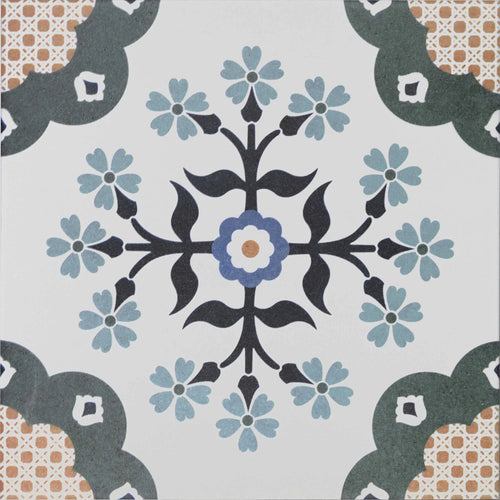 Carrelage effet décoratif Habana Décor N1 20x20 cm – vue du carreau