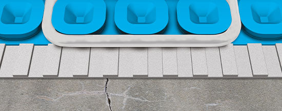 Membrane pour plancher chauffant électrique – 8,5 mm