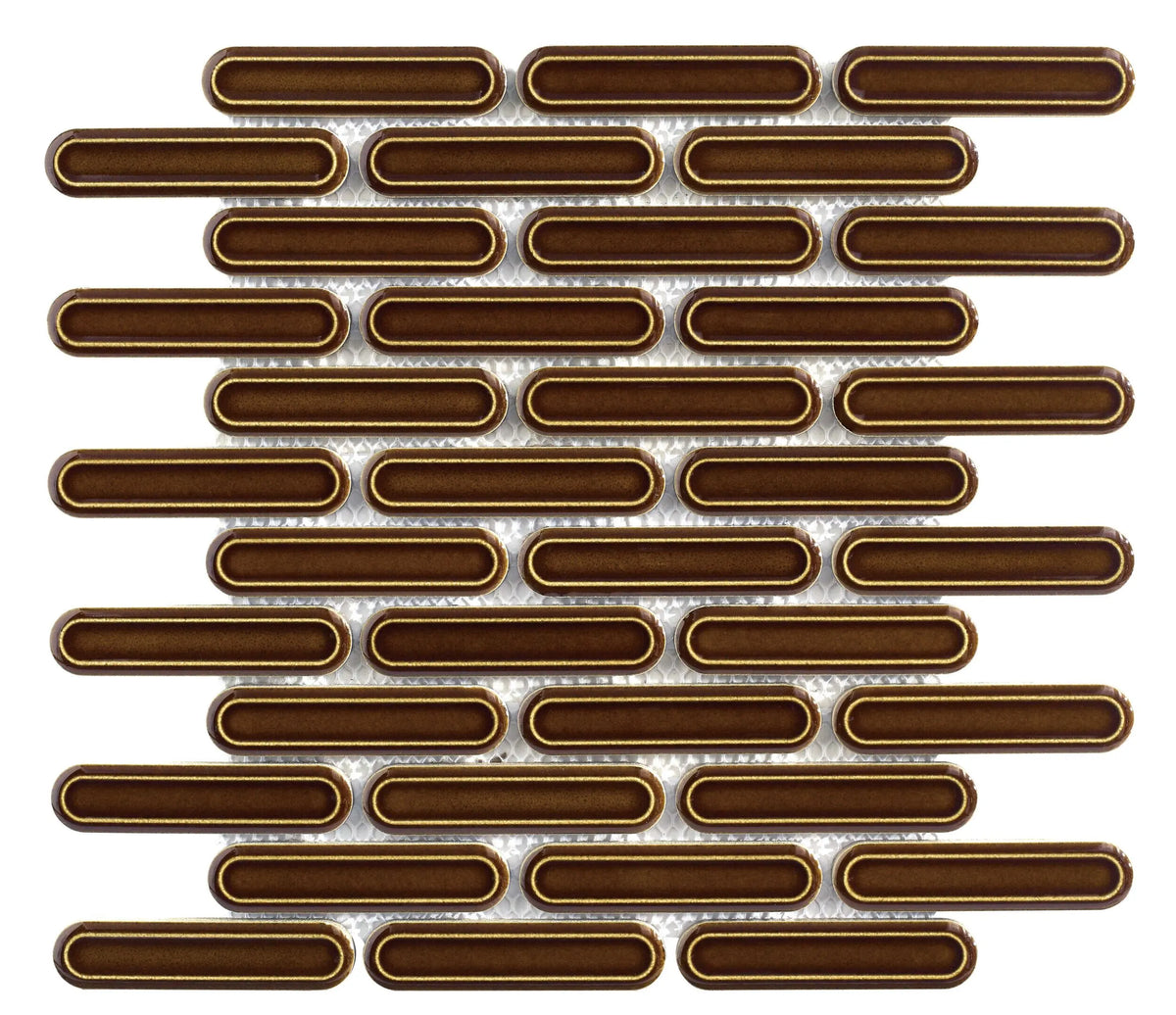 Mosaïque Mallas DUBLIN CARAMEL 30x30,6 cm