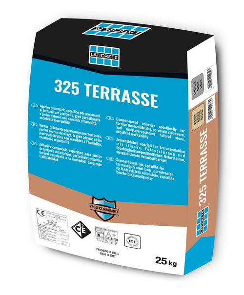 Colle carrelage terrasse 325 TERRASSE grise sac de 25 kg