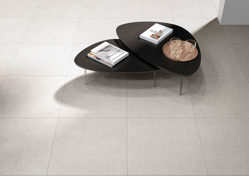 Carrelage effet pierre Etna White 61x61 cm