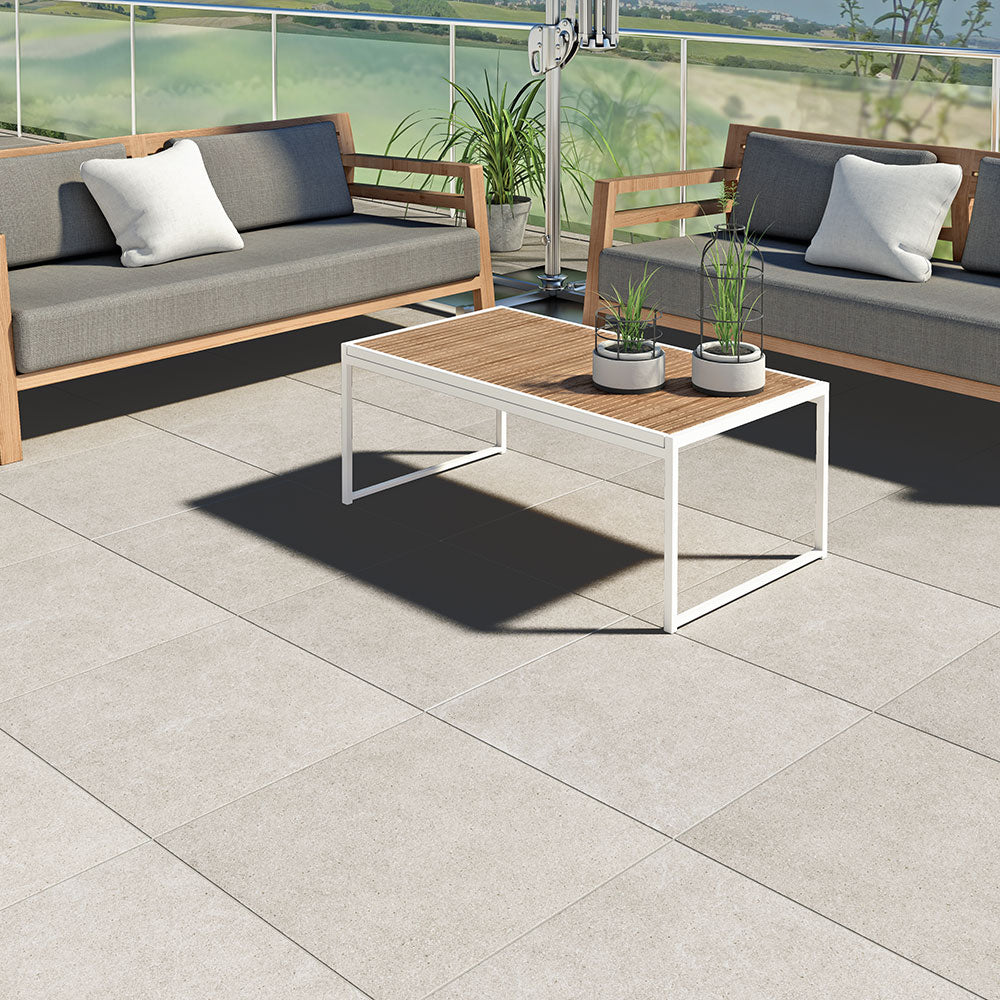 Carrelage effet pierre Etna Beige 61x61 cm