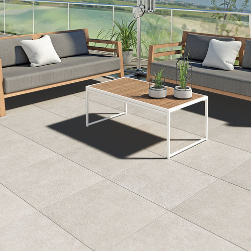 Carrelage effet pierre Etna Beige 61x61 cm