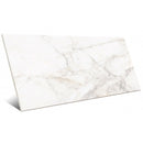 Faïence murale effet marbre Firenze White 25x50 cm Argenta - vue du carreau