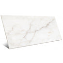 Faïence murale décorative Firenze Infinite White 25x50 cm Argenta - vue du carreau