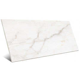 Faïence murale décorative Firenze Infinite White 25x50 cm Argenta - vue du carreau