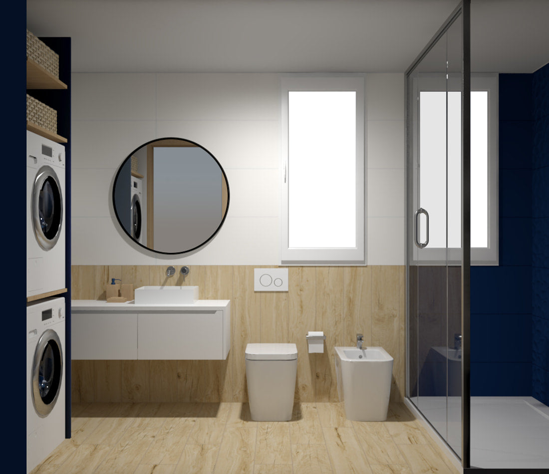 Genesis Rise Deep Blue Matt 35x100 - 1.05 m² par colis