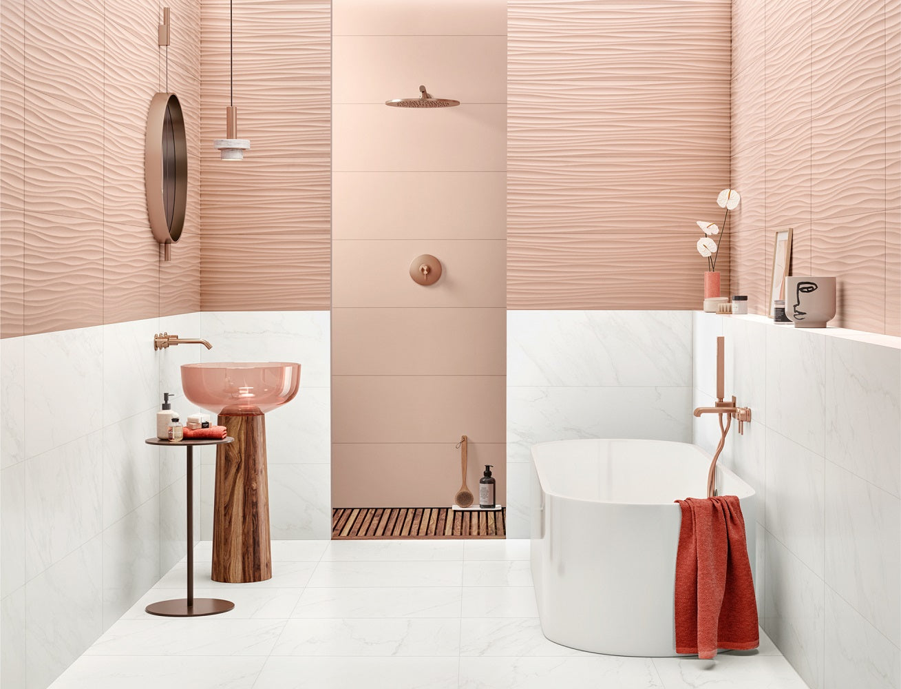 Genesis Pink Matt 35x100 - 1.05 m² par colis