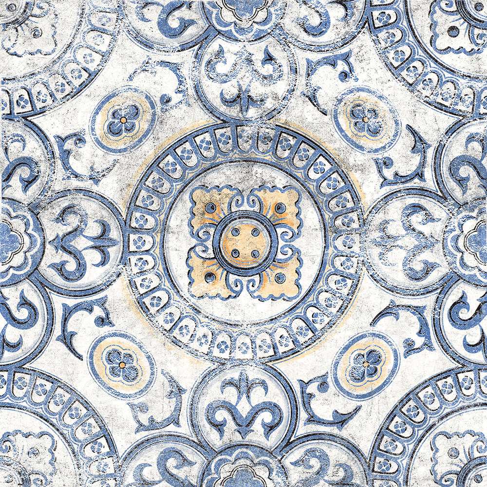 Dalle extérieure graphique Frühling Geometrisch 61x61 cm - vue du carreau