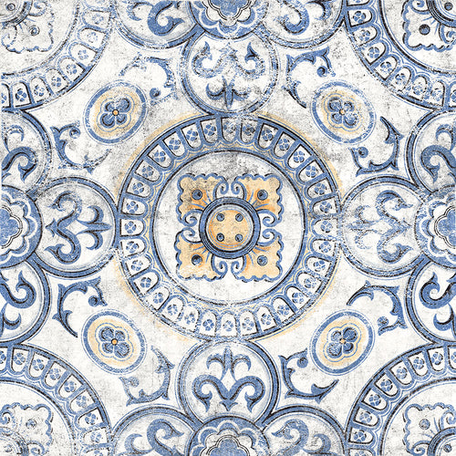 Dalle extérieure graphique Frühling Geometrisch 61x61 cm - vue du carreau