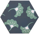 Carrelage effet hexagonal Good Vibes Décor 3 14x16 cm – vue du carreau