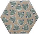 Carrelage effet hexagonal Good Vibes Décor 6 14x16 cm – vue du carreau