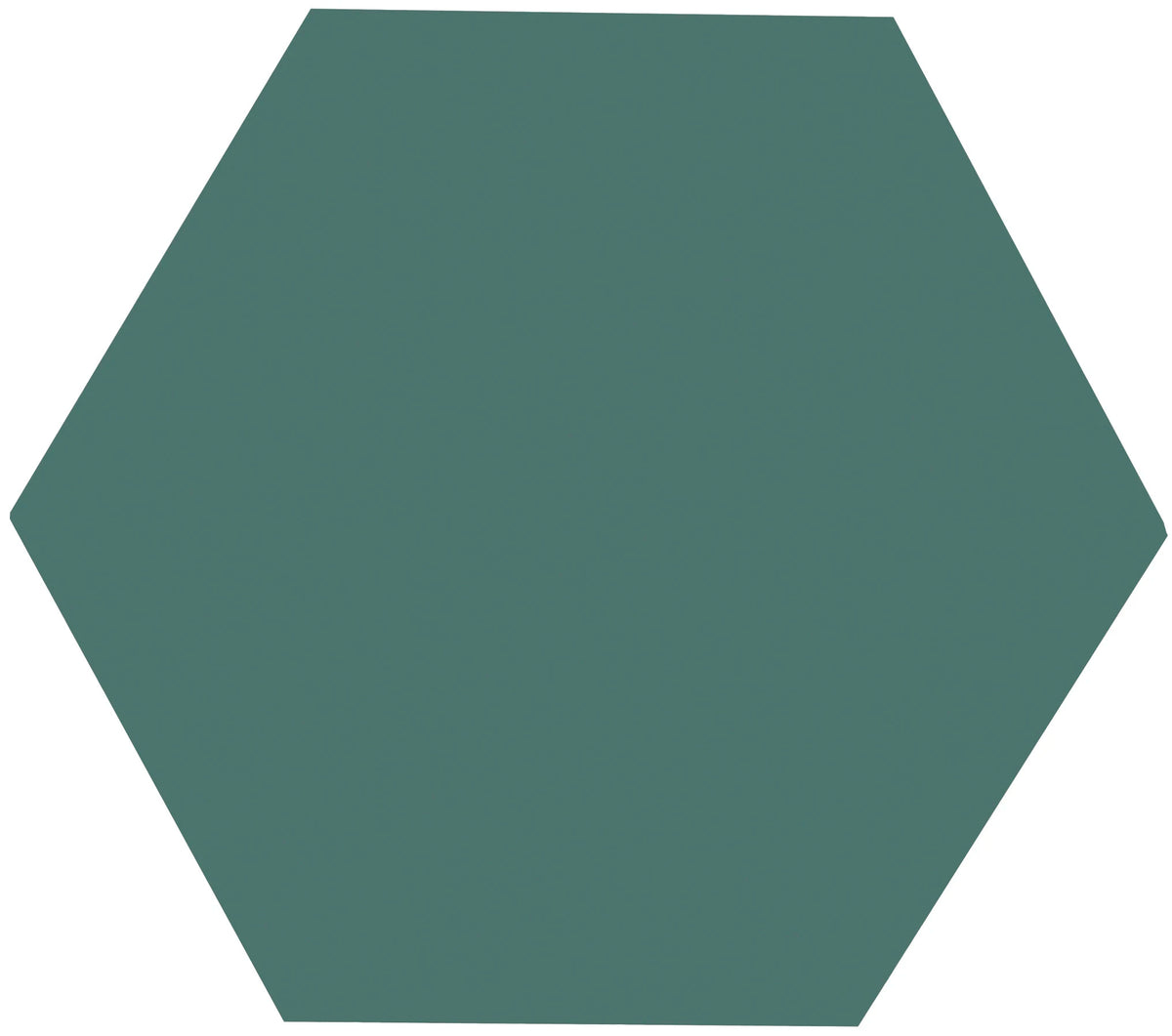 Carrelage effet hexagonal Good Vibes Vert 14x16 cm – vue du carreau