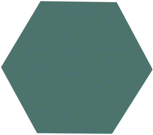 Carrelage effet hexagonal Good Vibes Vert 14x16 cm – vue du carreau