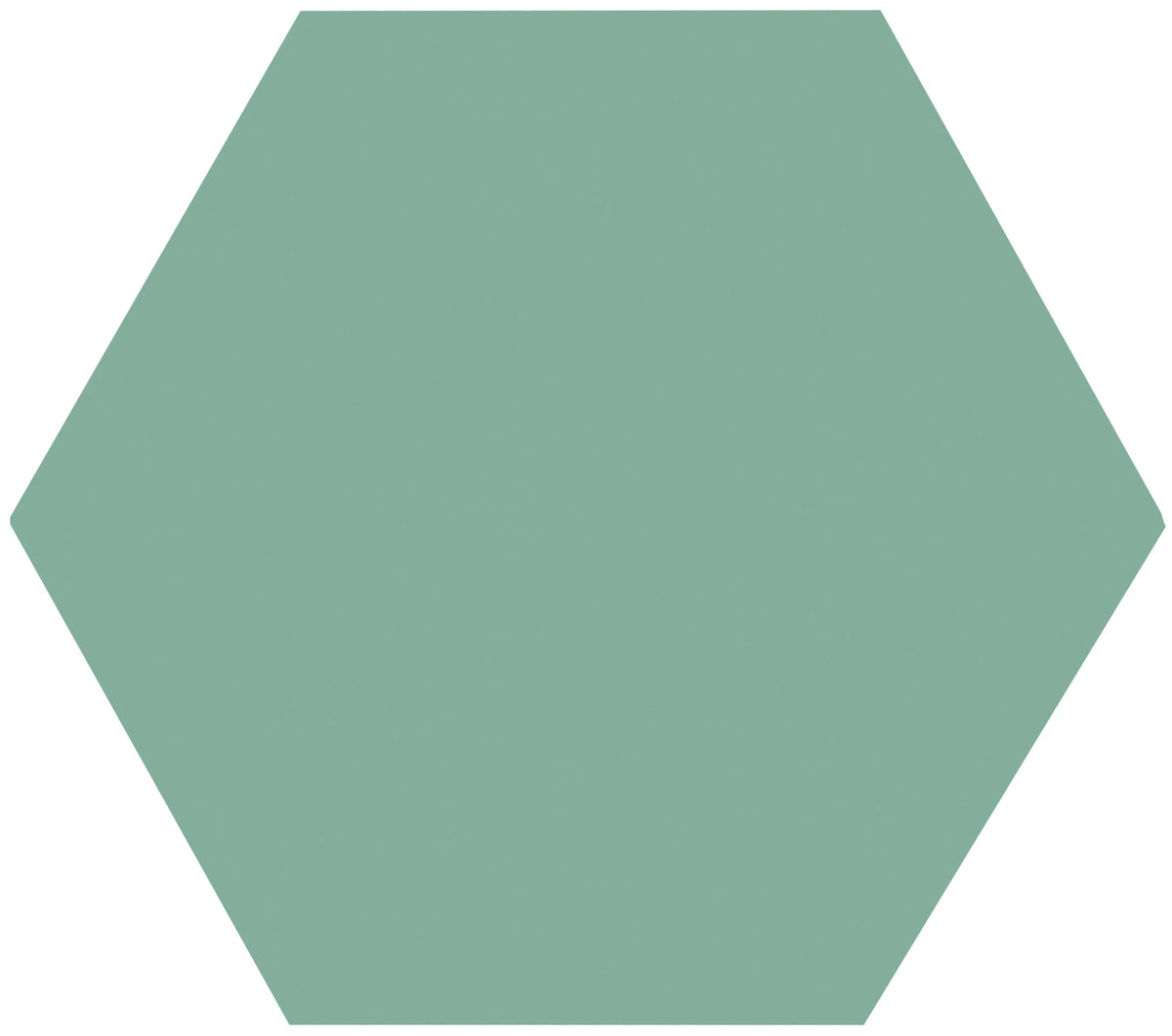 Carrelage effet hexagonal Good Vibes Lagune 14x16 cm – vue du carreau