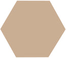 Carrelage effet hexagonal Good Vibes Sable 14x16 cm – vue du carreau