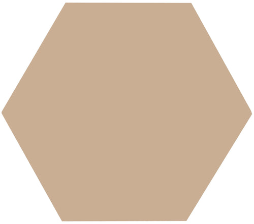 Carrelage effet hexagonal Good Vibes Sable 14x16 cm – vue du carreau