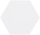 Carrelage effet hexagonal Good Vibes Blanc 14x16 cm – vue du carreau