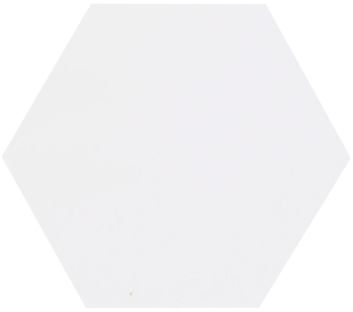 Carrelage effet hexagonal Good Vibes Blanc 14x16 cm – vue du carreau
