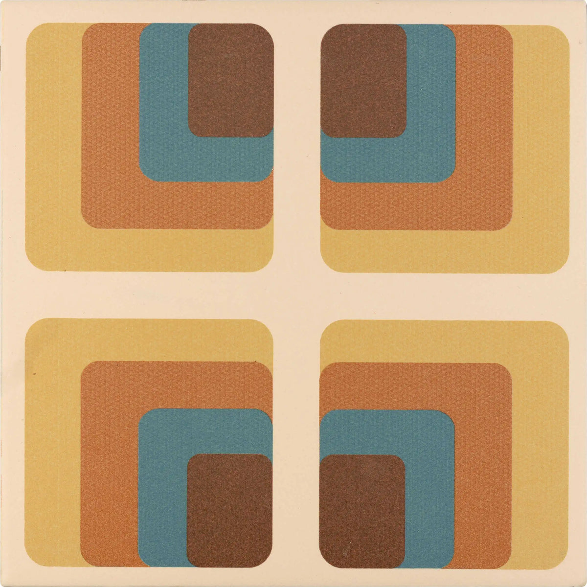 Carrelage effet décoratif Groovy Décor 3 20x20 cm – vue du carreau