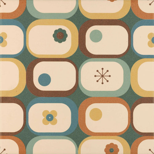 Carrelage effet décoratif Groovy Décor 4 20x20 cm – vue du carreau