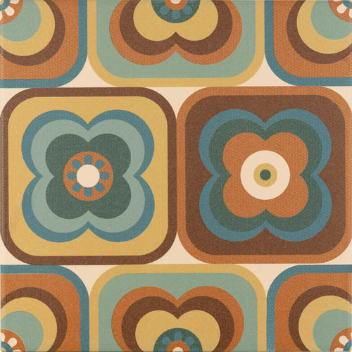 Carrelage effet décoratif Groovy Décor 6 20x20 cm – vue du carreau