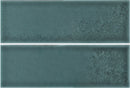 Faïence effet relief Hawaii Vert antique 7,5x22,5 cm – vue du carreau