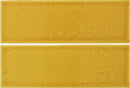Faïence effet relief Hawaii Jaune antique 7,5x22,5 cm – vue du carreau