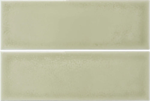Faïence effet relief Hawaii Sauge 7,5x22,5 cm – vue du carreau