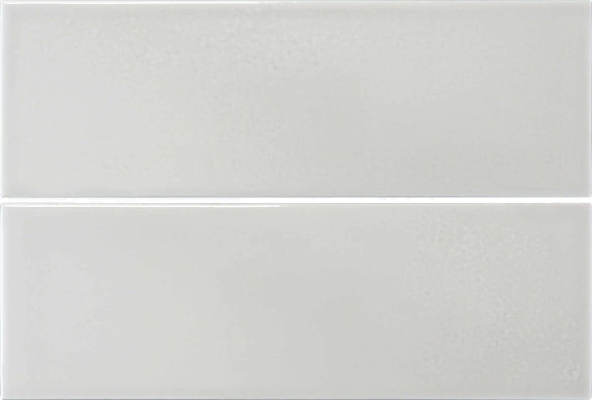 Faïence effet relief Hawaii Gris argent 7,5x22,5 cm – vue du carreau